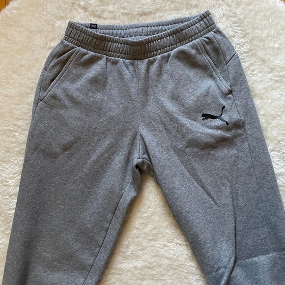Men’s Puma grey jogger sweatpants, size medium - Picture 3 of 4